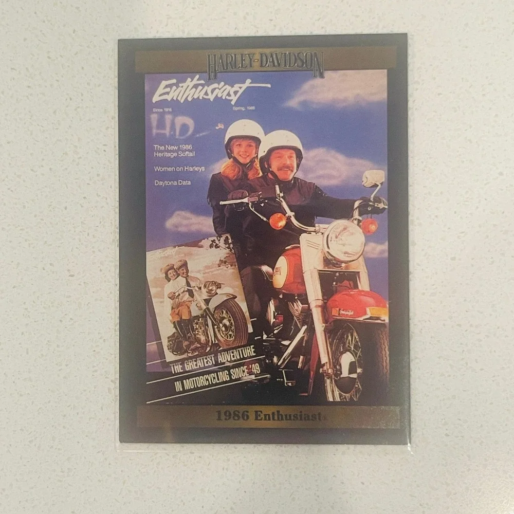 1992 Harley-Davidson Collect-A-Card Series 2 #199 1986 Enthusiast Trading Card